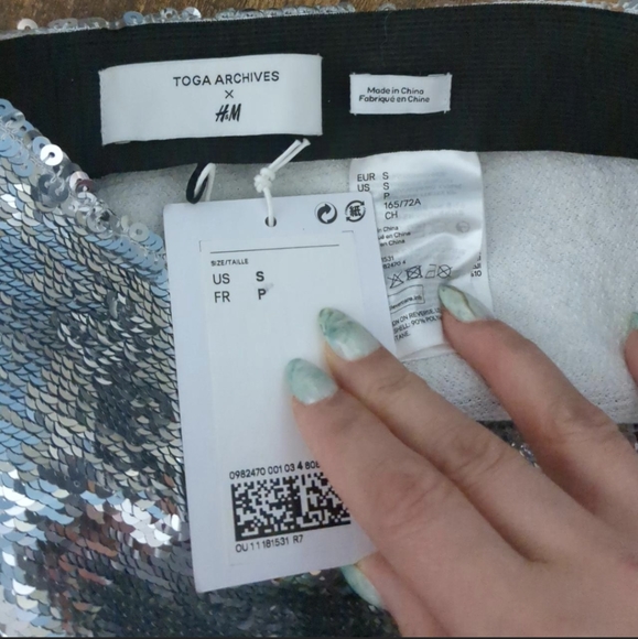 TogaArchives H&M Sequin Leggings - Picture 2 of 4